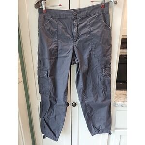 Social Standard by Sanctuary Gray Pants Womens Sz S Cargo‎ Jogger Crop Stretch